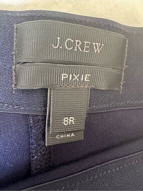 J. Crew Pixie Ankle Pants in Dark Navy